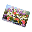 Creative Colorful Flower Ribbon Embroidery Kit Cross Stitch Painting Needle
