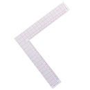 Tailor Drawing Craft Tool L-shape Ruler Sewing Square Curve Ruler Plastic Ga ME
