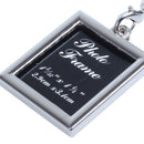 Metal Photo Frame Keychains Key Ring Gift,Rectangular shape J3P1