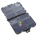 Carp Fishing Tackle Box Lead Clips Hooks Swivels Baiting Needles Terminal R A