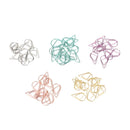 Office Decor Metal water drop shape Paper clip 10X/set Bookmark Clip golden B Kw