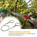 Field Survival Stainless Wire Saw Outdoor Emergency Hand Chain Saw Cutter