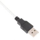 USB IN-OUT MIDI Interface Cable Converter to PC Music Keyboard Adapter Cord  Gw