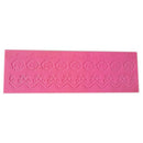 2X Silicone Cake Lace Pad Mold Fondant Decorating Wedding Flower Embossing GPK
