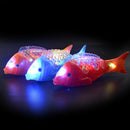 Simulation Swimming Electric Fish Kids LED Lighting Music Toys Color Random A
