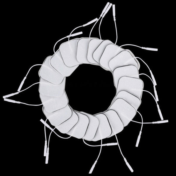 30X Practical Silicone Pads for Electric Therapy Tens Massager Units Electrode P