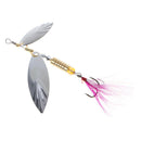 1pc 10.5cm 9g Leaf Metal Fishing Lures Spinner Baits CrankBait Bass Tackle Hooks