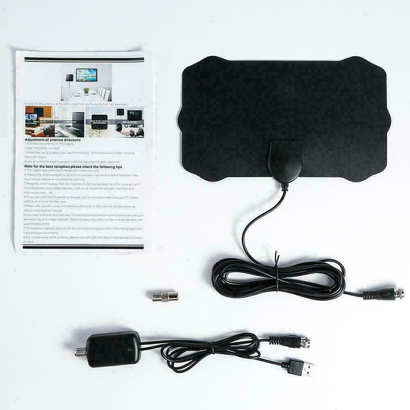 60 Mile Range Antenna TV Digital 4K HD Skywire Antena 1080P Digital HDTV Be Z6V6