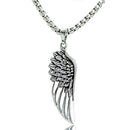 Bohemia Stainless Steel Angel Wing Pendant Necklace Collection Party Jewelry
