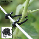Self Locking Plant Vines Fastener Tied Buckle Hook Vegetable Grafting Clips:0 Gw
