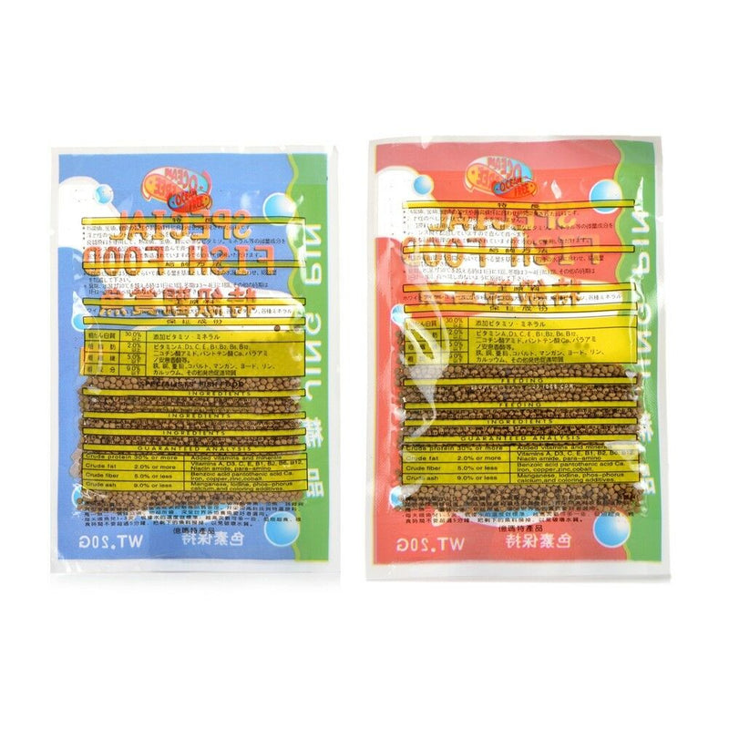 HOT Koi Pellets 12g Pond Aquarium Tank Carp Small Goldfish Fish Food Feed M0V2
