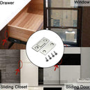 Strong Magnetic Door Closer Cabinet Catch Latch Cupboard Thin U lock Closer Z4B3