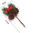 Christmas Artificial Pine Branch Cone Berry Holly Dried Flower XMAS Decor AU