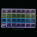 Travel 7 Day Weekly Pill Box Tablet Holder Medicine Dispenser Storage Organizer