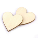 50pcs 30mm wood heart decorations for DIY decoration S4E5