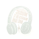 music headset iron on patches heat transfer pyrography for diy clothing decor ME