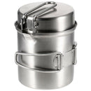 Portable Camping Stove Cooking Pot Outdoor Backpack Fishing Hiking Stainles