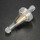 10x 1/4'' Universal Clear Inline Gas Fuel Filter For Golf Cart Kawasaki BX