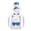 Cute Interactive Tumbler Robot Toys Sound Induction Electric Robot (Blue)
