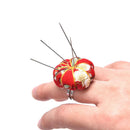 Rings Pin Cushion Base Needle Pillow Finger Holder Sewing Craft Stitch DIY CraFT