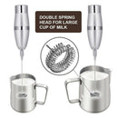 Milk Blender - Milk Frother, Electric Handheld Foam Maker For Making Lattes K2Q2