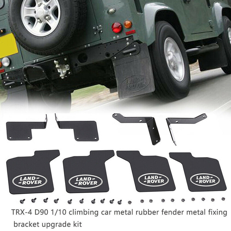 Durable Metal Stand 1:10 Mudguard Set Practical RC Car Front Rear for TRX-4 D90