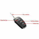 Universal Car Auto Keyless Entry System Button Start Stop LED Keychain Cent R4D7