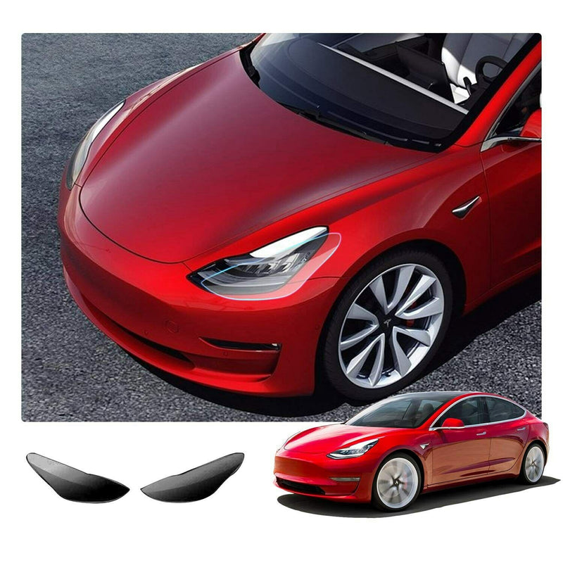 2 PCS Tinted Head and Fog Lamp Overlays Protective Film Covers Kit for 2018 M7R8