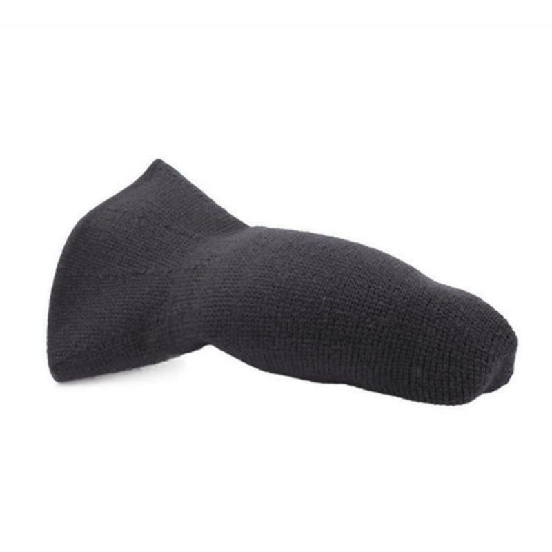 Halloween Witch Hat Modern Knitting Cap Party Outfit Accessories Dark grey