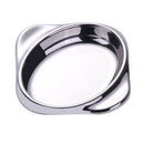 Metal Seasoning Dish Vinegar Sugar Spice Dipping Bowl Appetizers Plate Oval