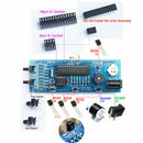 4-digit DIY Digital LED Clock Kit Auto Display Time/Temperature Electronic Clock