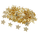 100 Pieces Star Head Metal Brads Paper Fasteners Scrapbooking Embellishment for