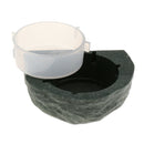 2x Gecko Earth Ledge Magnetic Hanging Feeder Bowl Reptile Terrarium Decor