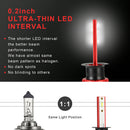 2pcs CSP Chip H1 LED Headlight Fog Bulbs Kit High Power Canbus 6000K WhiteAT3C