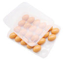Egg Holder for Refrigerator, Deviled Egg Tray Carrier with Lid Fridge Egg S