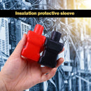 2pcs Car Battery Negative Positive Terminal Covers PVC Insulating Protector
