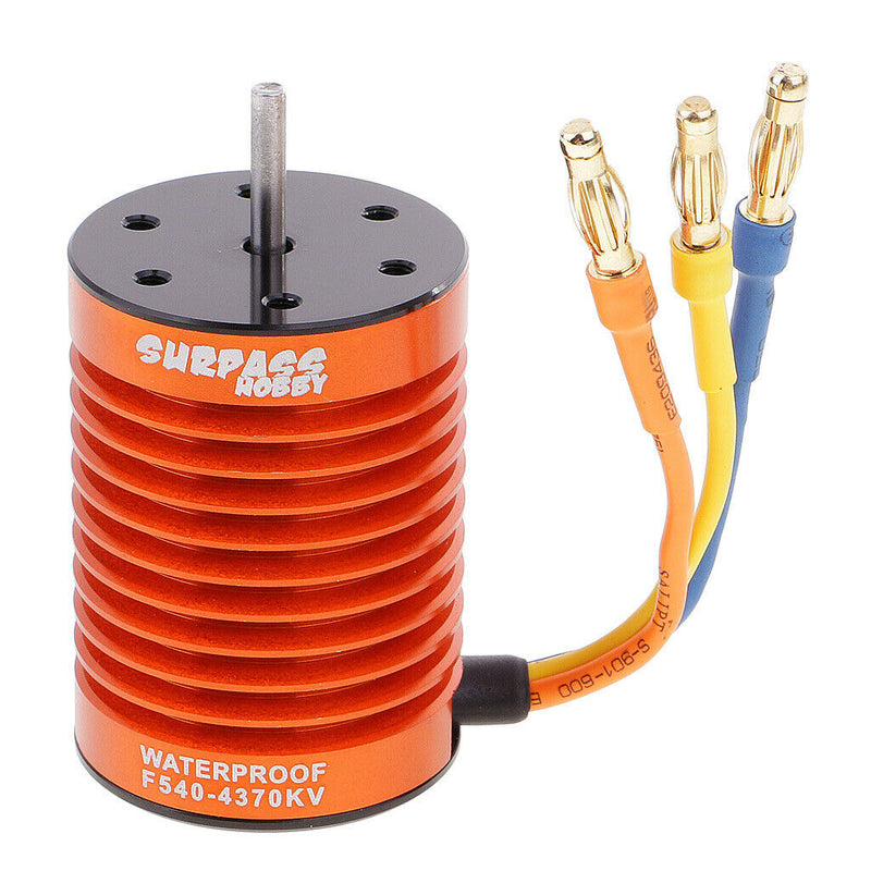4370kv Brushless Slotted Motor for 1/10 RC Car Truck Crawler Boat