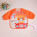 Cartoon Baby Bib Waterproof Colored Infant Long Sleeve Apron Coverall Smock