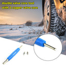 2pcs Valve Cores with 2 Way Valve Core Remover Car Air Conditioning Repair