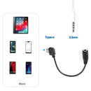 Mini USB Male to 3.5mm Female Audio Cable Cord Adapter P Earphone O2U2 Head U0P5