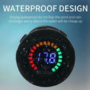 3 Digit Voltmeter Volt Gauge with Low Voltage Alarm for 12-24V Car Boat Truck