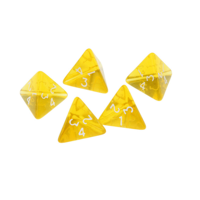 20mm D4 4-Sided Dice Dies for Dungeons & Dragons Role Playing Accessory 25x