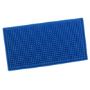 Heavy Duty Rubber Bar Mats Blue, 12 x 6 inch, Heat Resistant