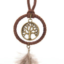Mini Dream Catcher Feather Hanging Decor Wall Car Hanging Ornament Keychai ME