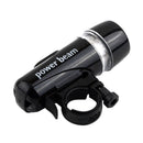 2x Bike Light Head + Rear Safety Alarm Set Bicycle Cycle White Beam 5 LED Lam Kw