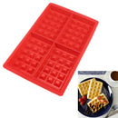 5-Cavity Waffles Cake Chocolate Pan Silicone Mold Baking Flower Mould  gweg