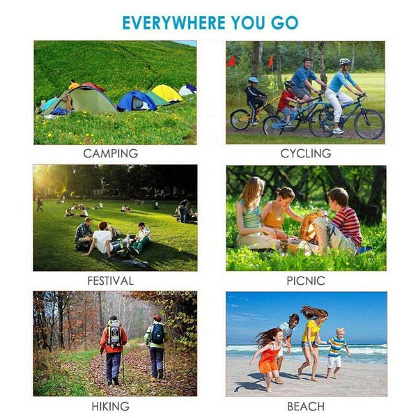 Sand Free Beach Blanket Sand Proof Quick Drying Beach Mat Outdoor Picnic Ma H3K3