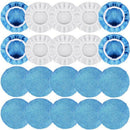 20 Packs Car Polisher Pad Bonnet Set(5 To 6 Inches)Waxing Bonnet Towel for