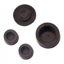 Black Motorcross Rubber Frame Plugs Rack Screw Cap for Yamaha YZF R1 2004-06