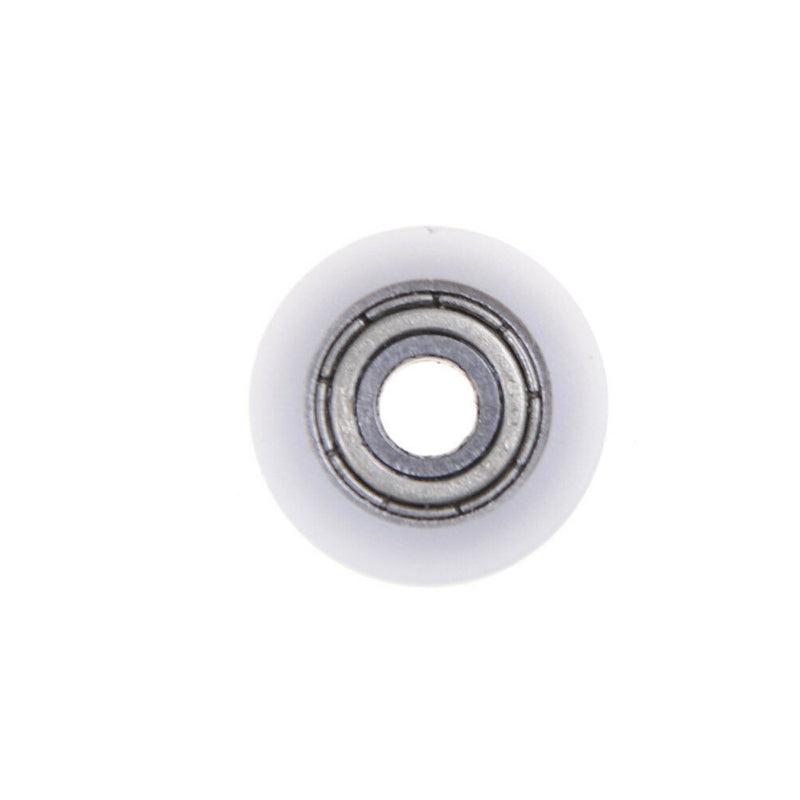 New 4*15*6mm U Groove Metal Shield Nylon Pulley Wheels Roller Ball Bearings   Gw